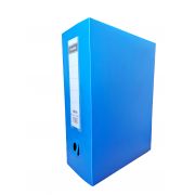 Папка архивный короб 80мм X8CM пластик на кнопке Tranbo ЦВЕТ АССОРТИ /100