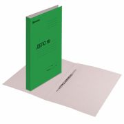 Скоросшиватель мелованный цветные Дело 360гр/м2 BRAUBERG зеленые арт. 121519 (1/200)
