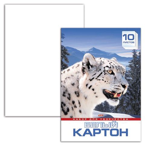 Картон белый А3 10л мелованный ный ный Снежный барс 10Кб3_11345 3/33 ...